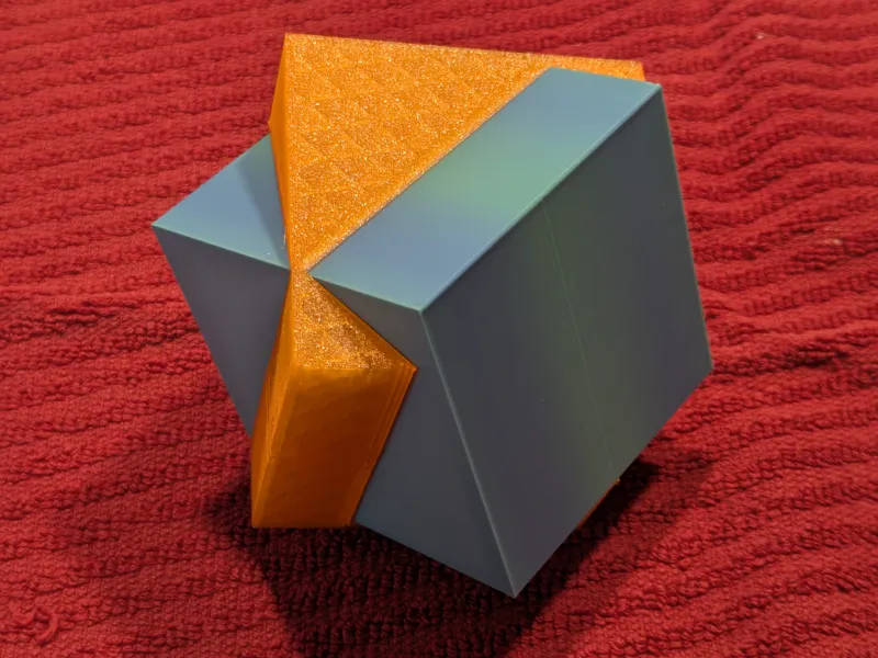 Prince Rupert's Cube geometry proof