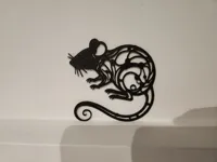 Décoration murale rat — photo 3