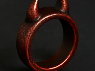 ANILLO DE CON CUERNOS