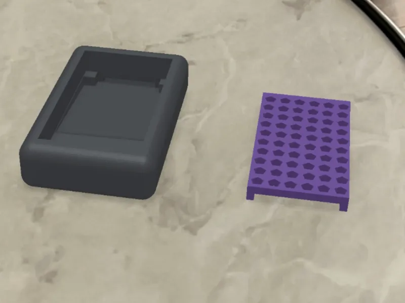 @TTblaze3000 Decorative soap dish with drain.