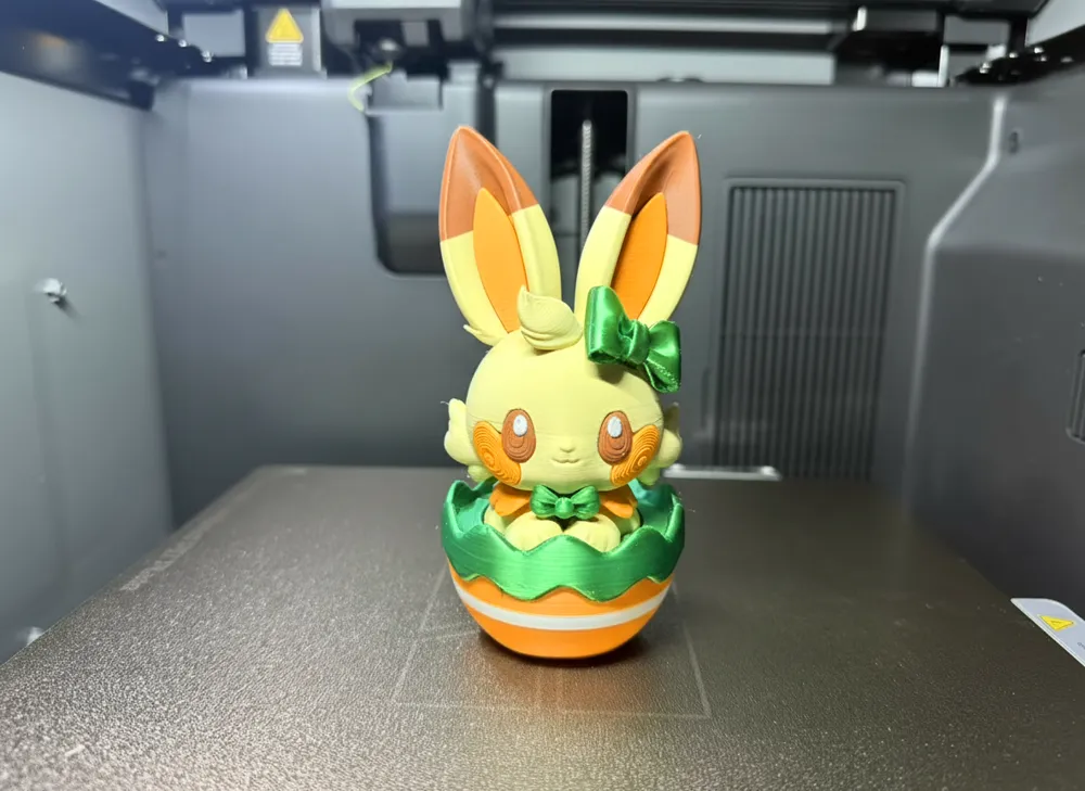 Easter Bouncing Bunny - Free 3D Print Model - MakerWorld