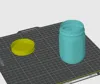 all at once, dula color_0.2mm layer, 1 walls, 0% infill