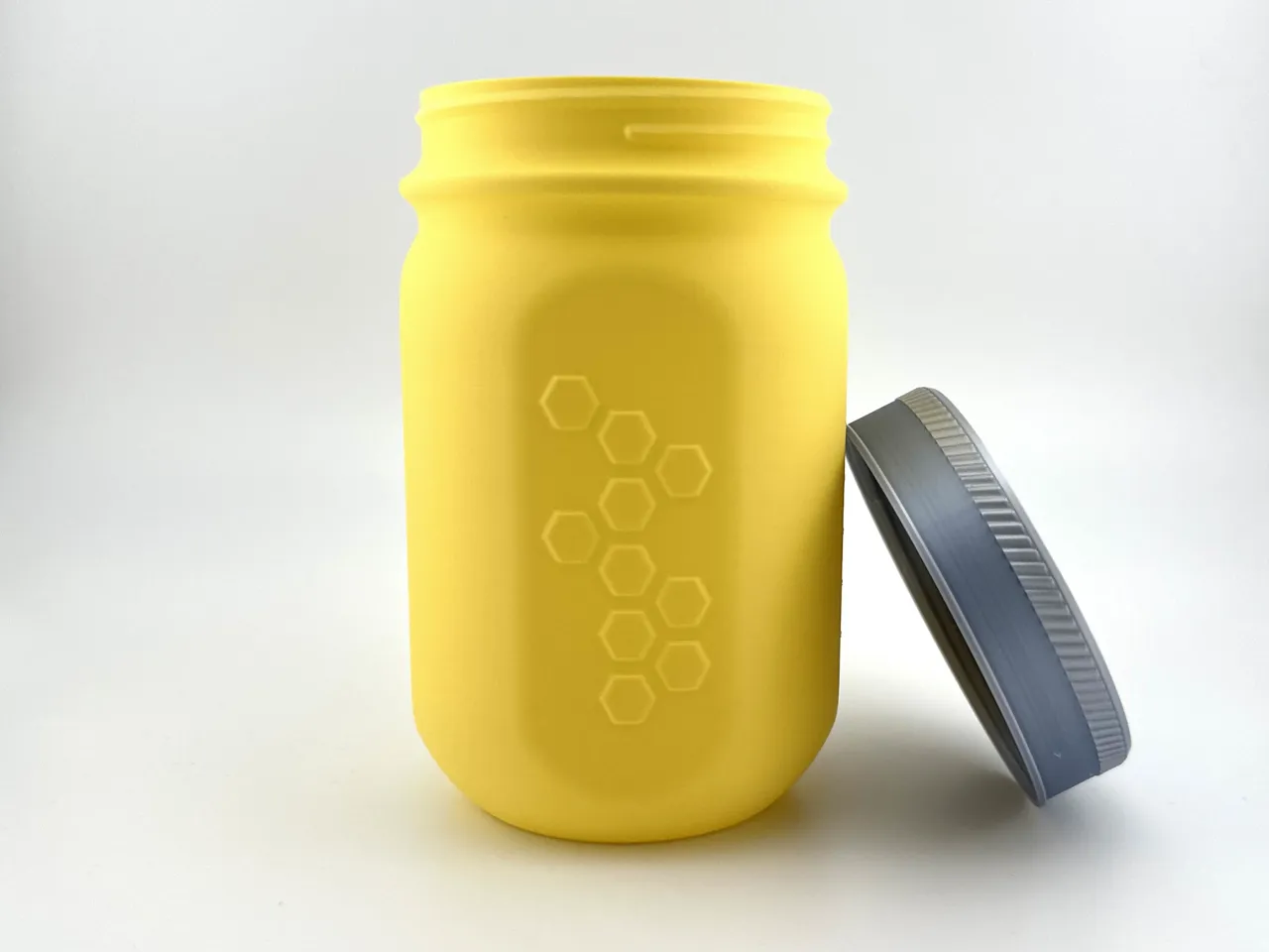 Mason Jar with Lid (Vase Mode) view 2