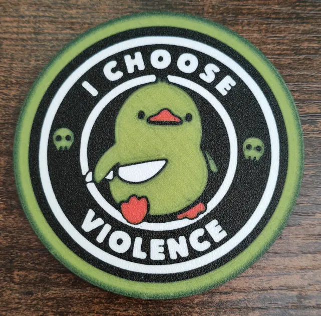 Violence badge - puppy version