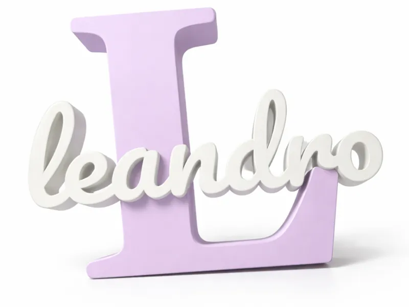 Letra L Nome Leandro
