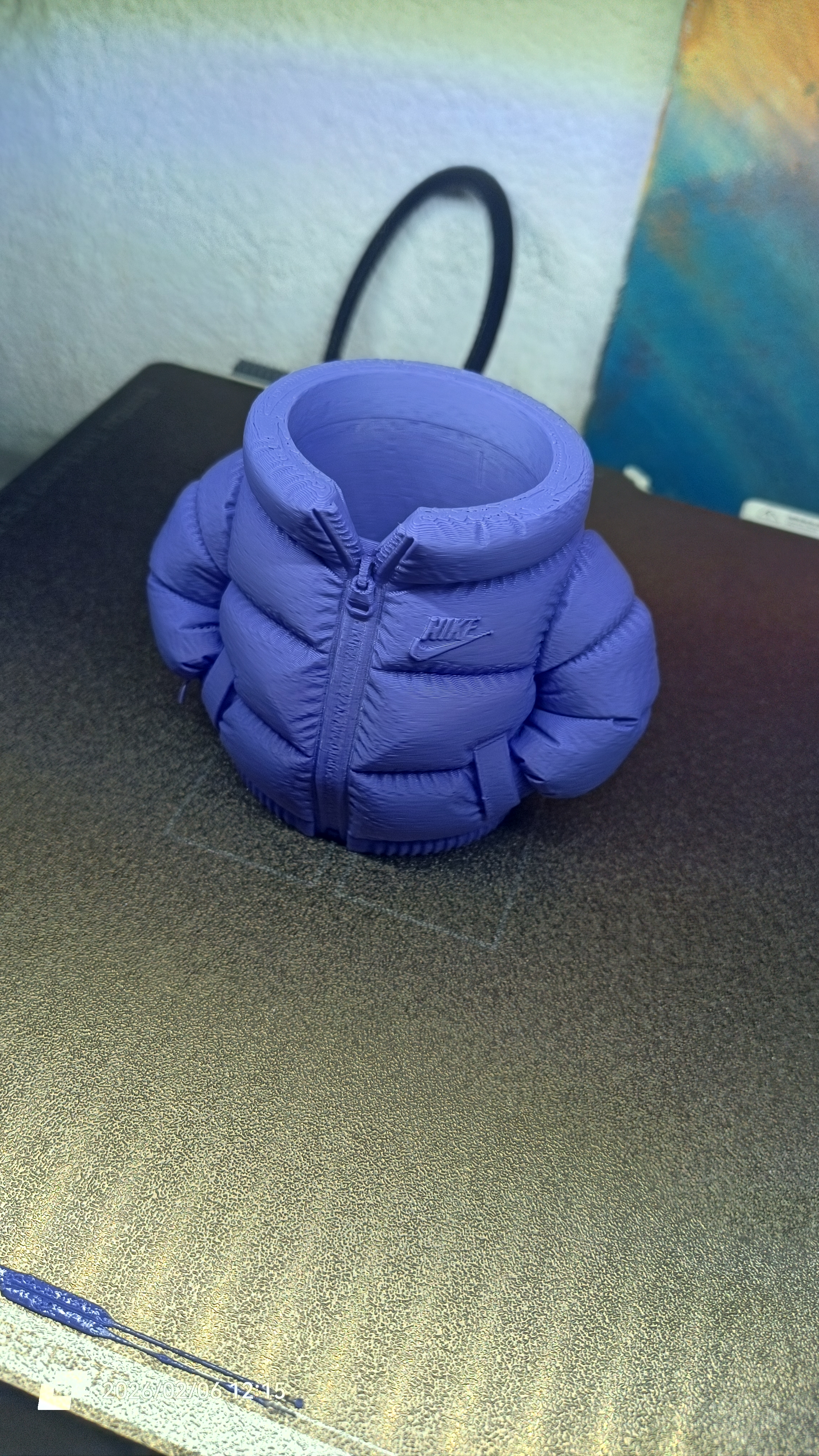 Miniatura 5 do modelo 3D 羽绒服笔筒（你的专属耐克）