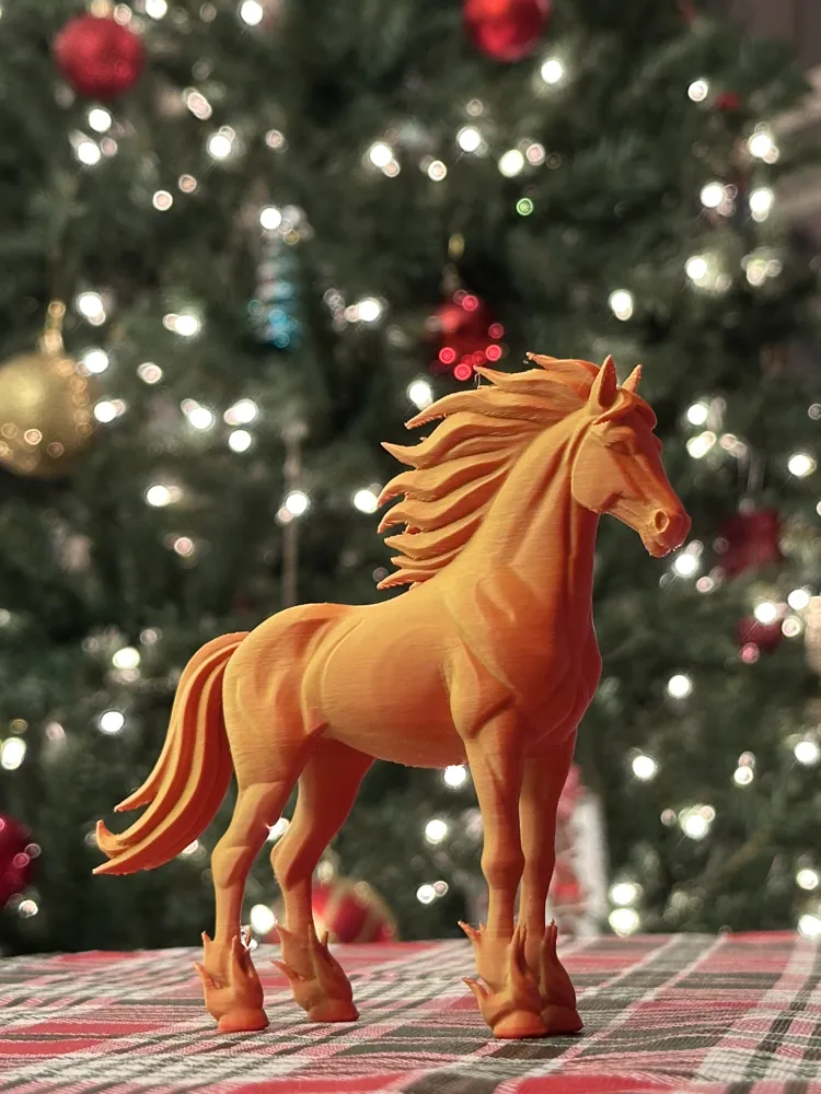 Dekoratif Yılbaşı At Figürü Süs Özel Tasarım Koleksiyonluk Hediyelik