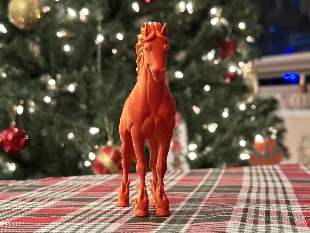 Dekoratif Yılbaşı At Figürü Süs Özel Tasarım Koleksiyonluk Hediyelik