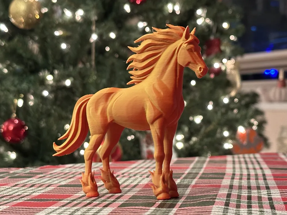 Dekoratif Yılbaşı At Figürü Süs Özel Tasarım Koleksiyonluk Hediyelik