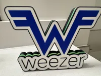 WITH green stripe on side. 0.2mm layer, 2 walls, 20% infill