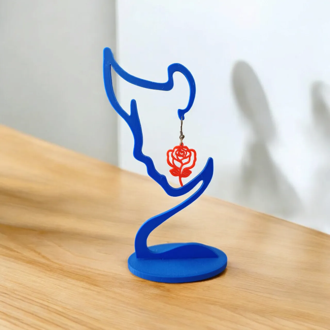 Valentine's Rose Earrings view 2