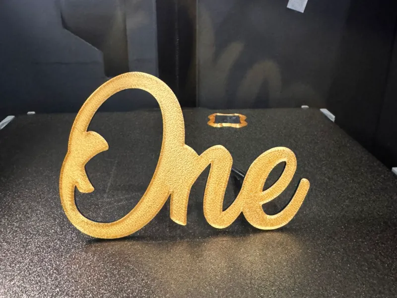 One Cake Topper For Front Use