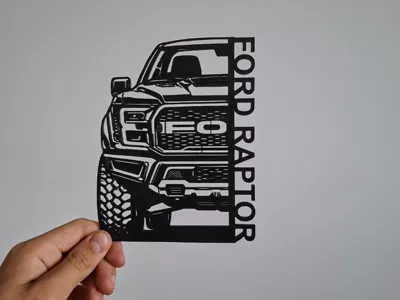 FORD RAPTOR wall decoration