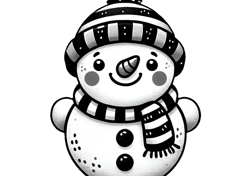 snowman pendant