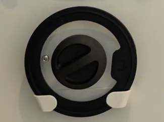 Pan lid holders for cabinet door/walls, no screws