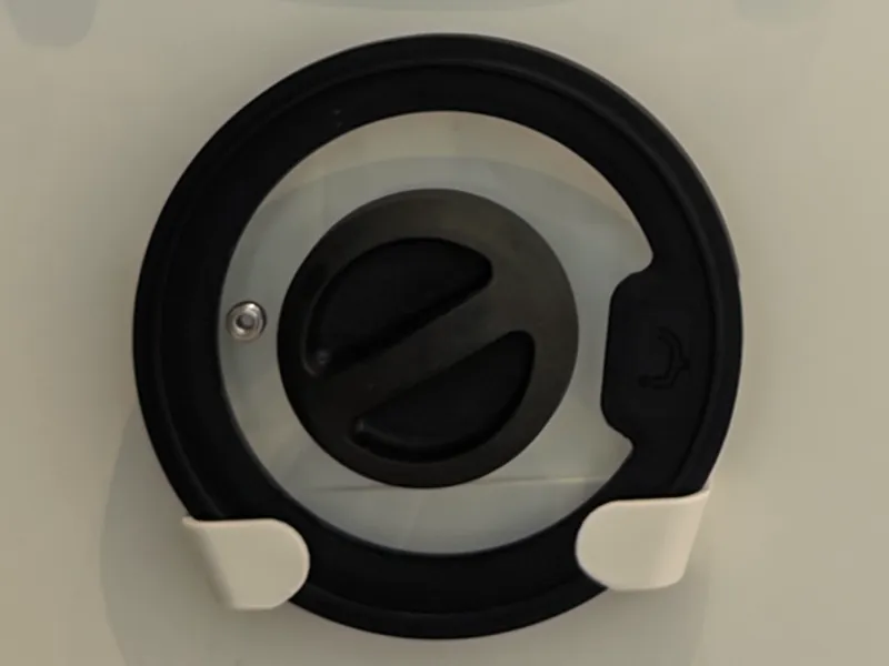 Pan lid holders for cabinet door/walls, no screws