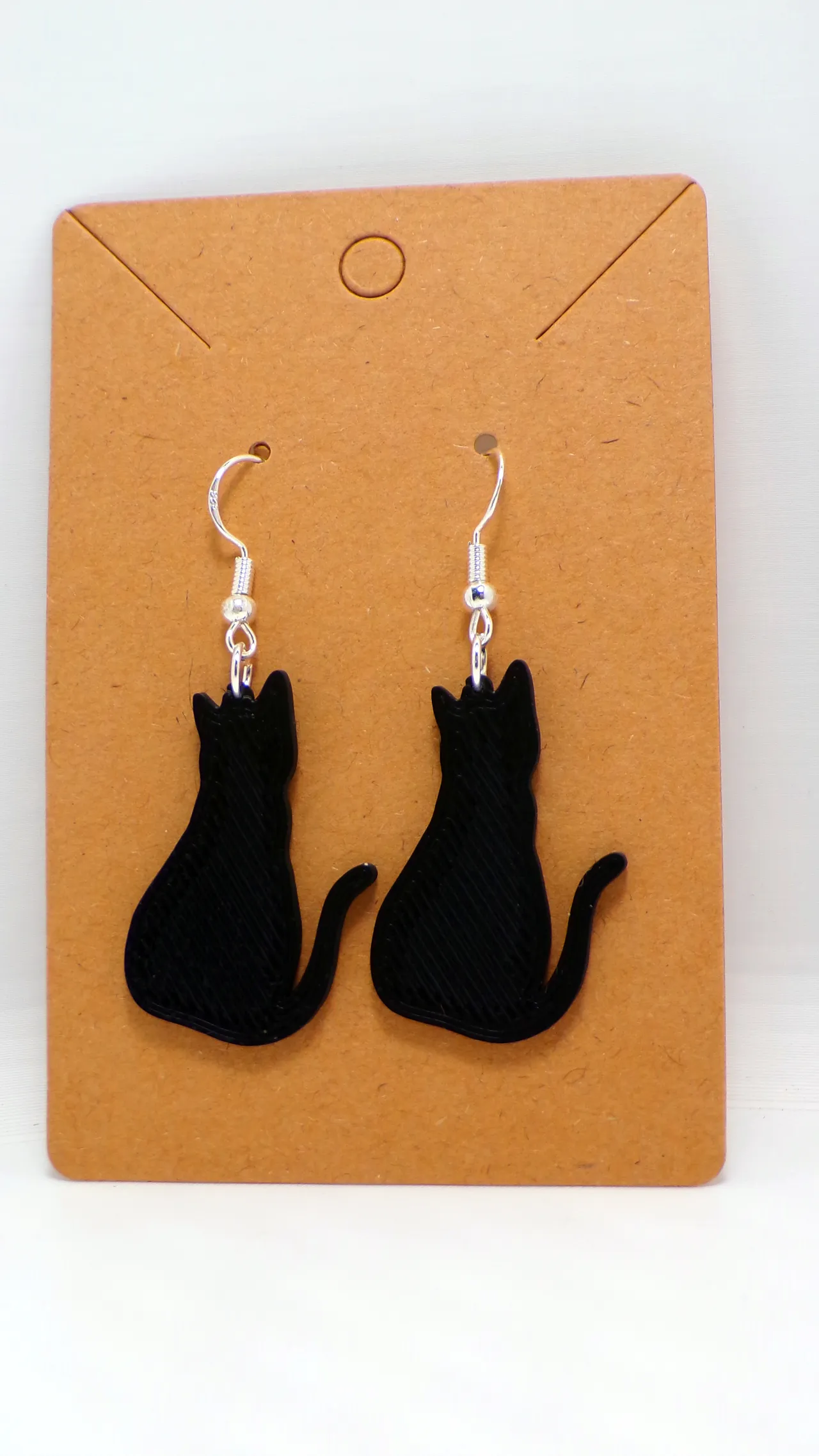 Shadow Cat Earrings view 2