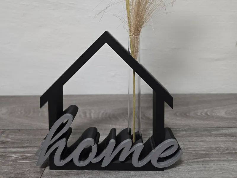Home mit Reagenzglas