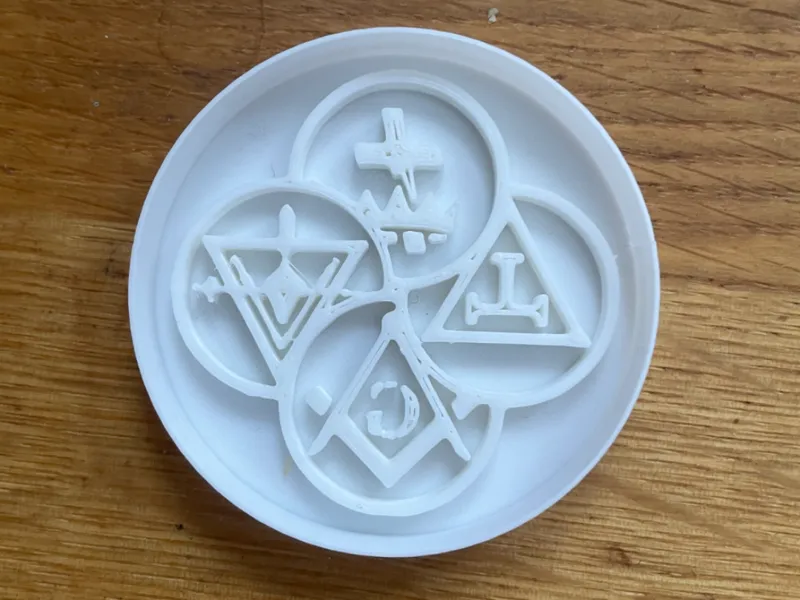 Masonic York Rite Cookie Cutter