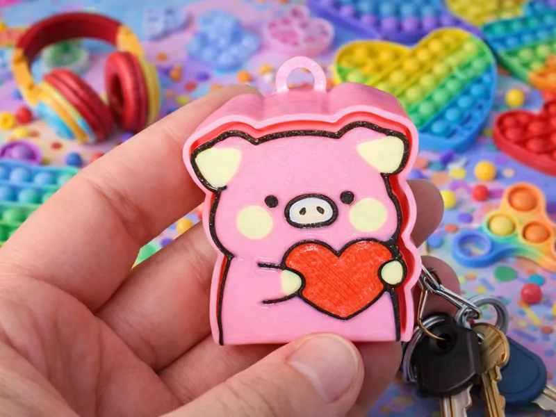 heart pig Fidget toy