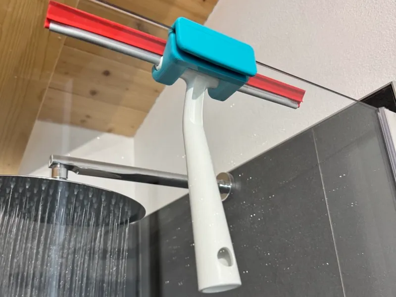 ikea lillnaggen shower glass wiper holder