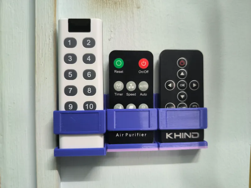 Minimal Remote Control Holder (Customize)