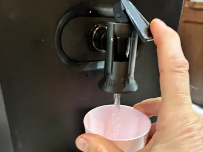 Water Cooler Pet Blocker