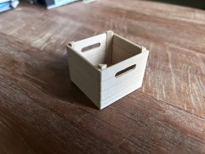 Small Stackable Crate with Handles