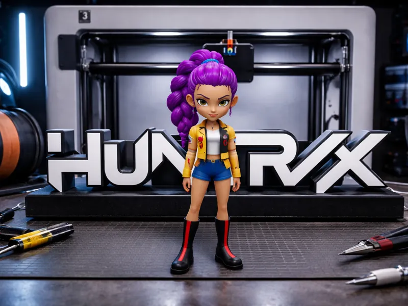 logo huntrix 