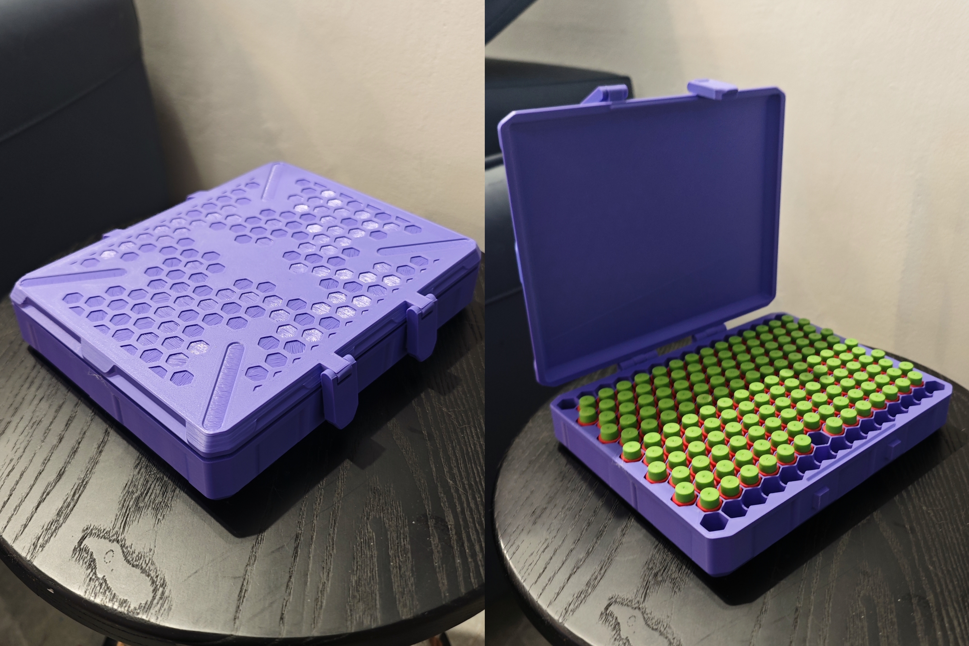 Miniatura 2 do modelo 3D 方阵-软蛋nerf收纳盒