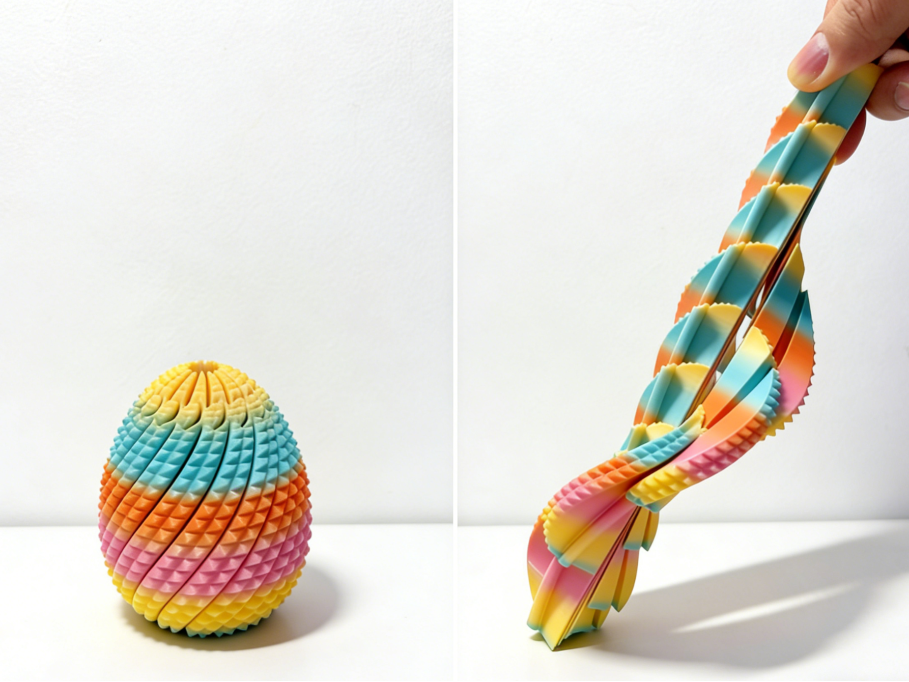 Rainbow Easter Egg - Spiky Sensory Fidget