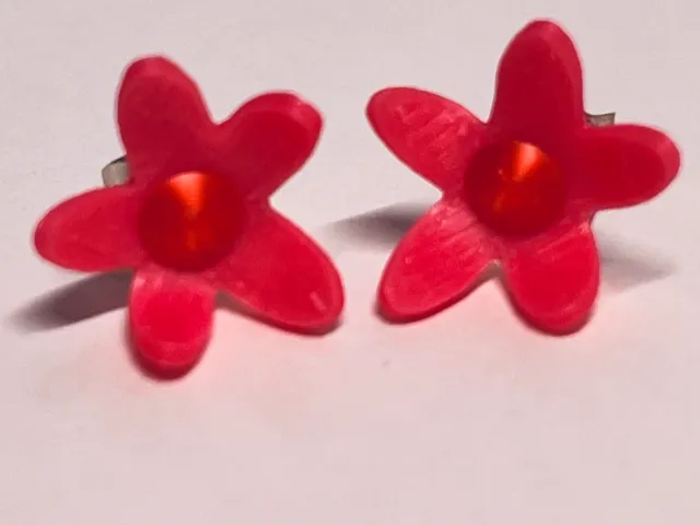 Pendientes flor