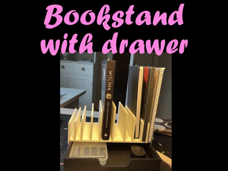 Bookstand with drawer