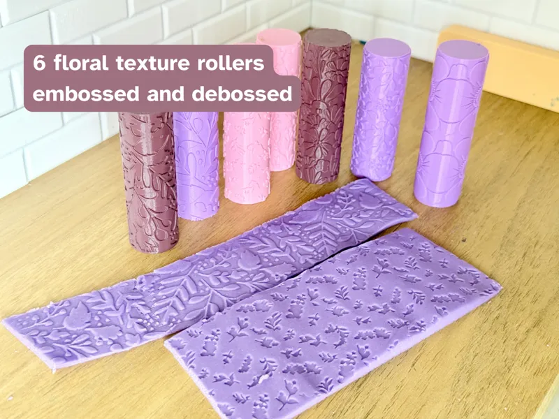 Floral Emboss Rollers