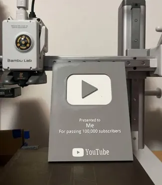 YouTube Silver Button