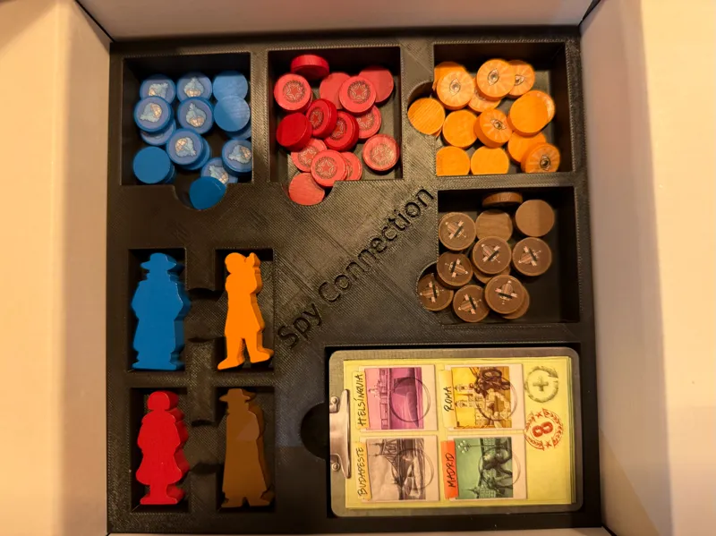 Spy Connection - game insert