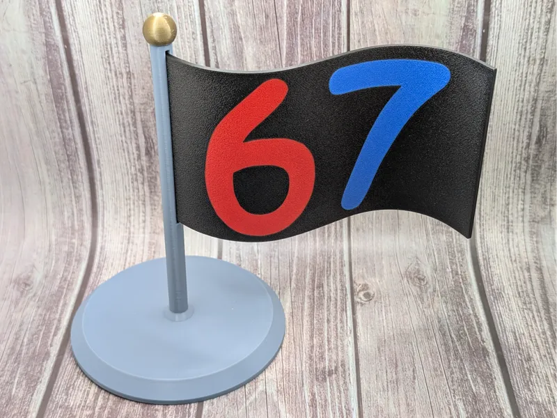 67 Flag / Plate