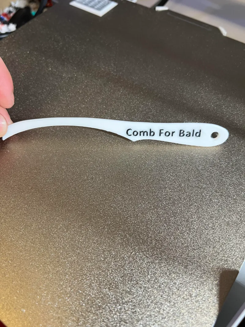 Comb For Bald / Peigne pour chauve