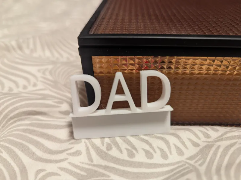 Fathersday - DAD - Picture Frame Topper