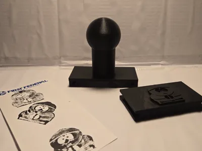 Custom Stamp Holder and Blank