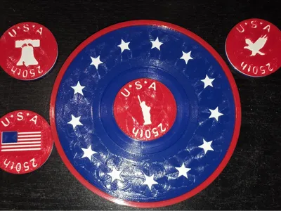 USA 250th Coaster