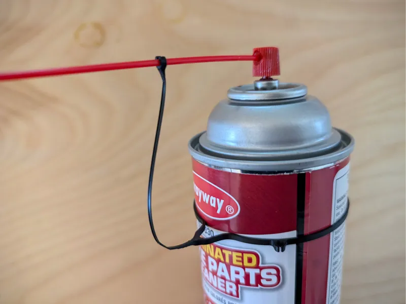 Spray Can Tube Tether PLA Flexure - 66mm