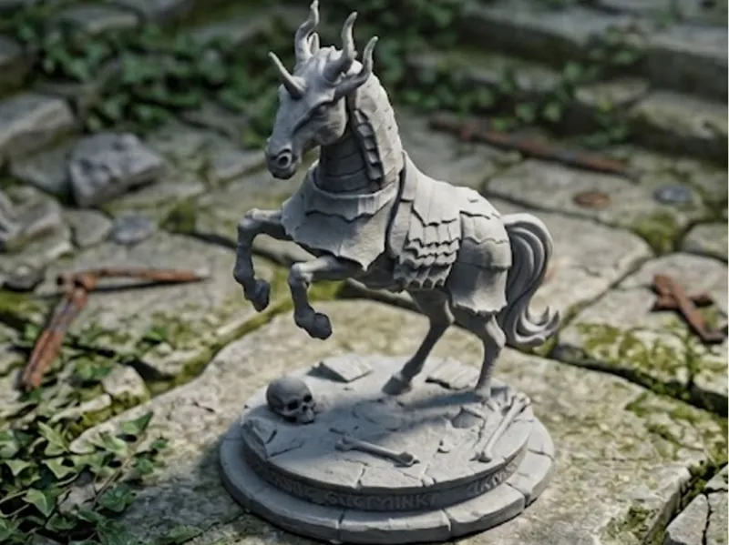 Wraithmane, the Cursed Warhorse