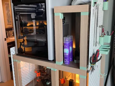 Ikea Lack Enclosure - No acrylic slots and spacers