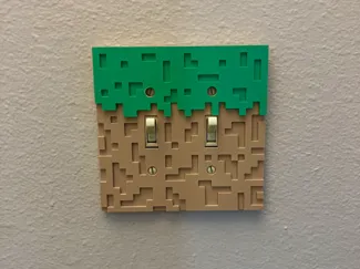 Minecraft Light Switch Cover