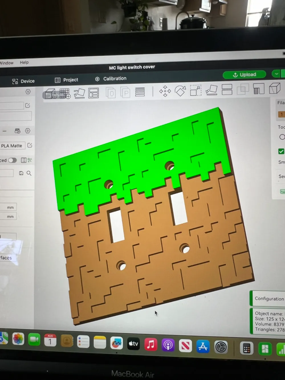 Custom Light Switch Minecraft Minecraft Light Switch Cover - Free 3D Print Model - MakerWorld