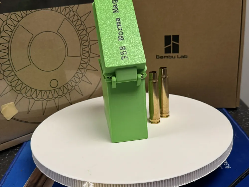 Parametric Spring Box Design SpringGrip - Parametric Cartridge Box, 10 round - Free 3D Print Model ...