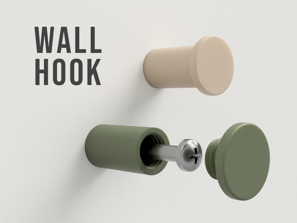 Wall Hook - Invisible Mounting