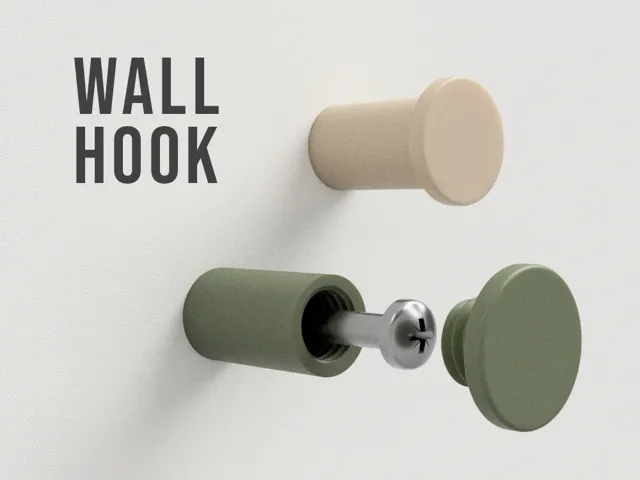 Wall Hook - Invisible Mounting