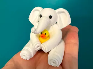 Elephant towel animal for cruise ships